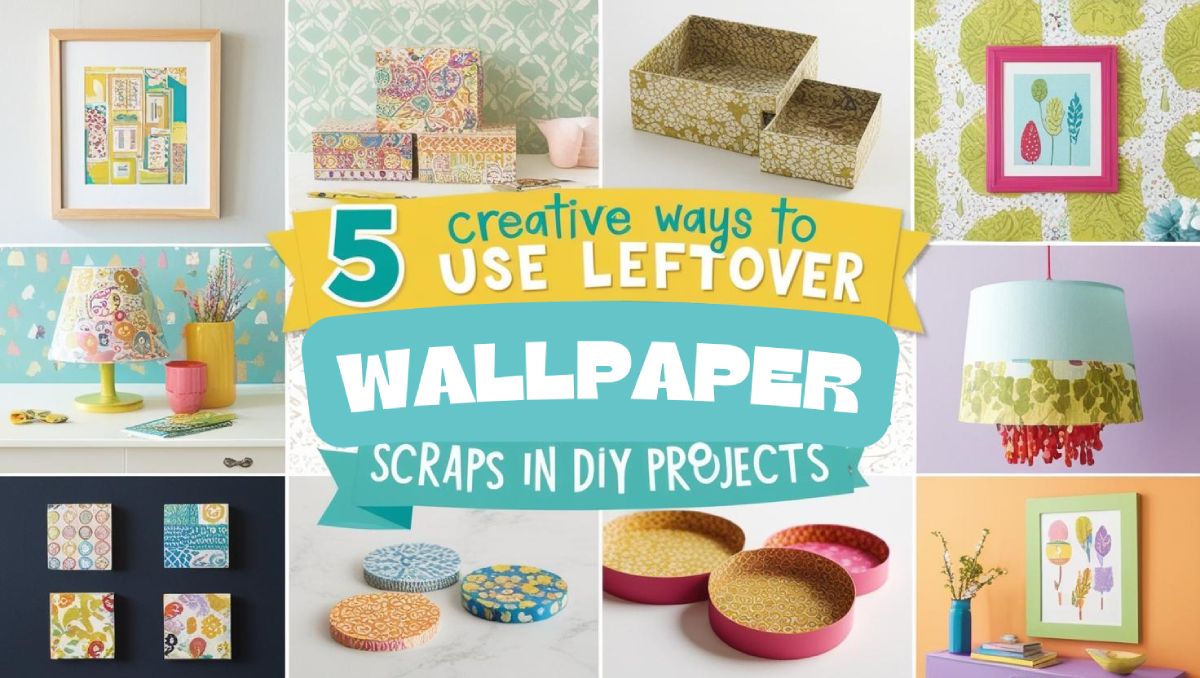 5 Creative Ways to Use Leftover Wallpaper Scraps in DIY Projects