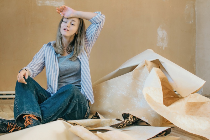 removing wallpaper