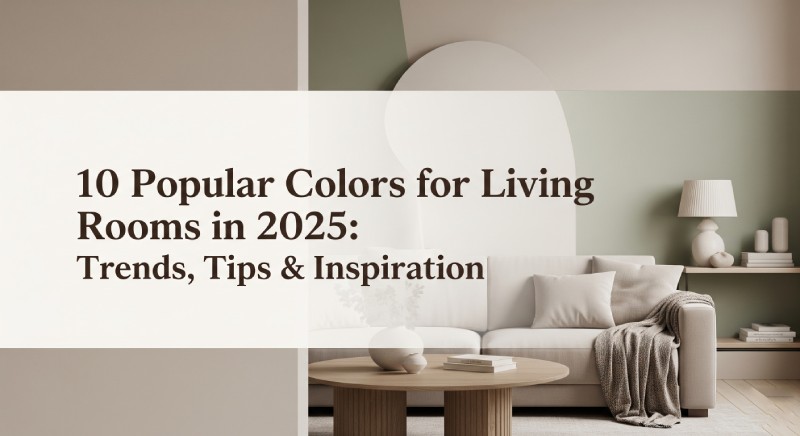 10 Popular Colors for Living Rooms in 2025 Trends, Tips and Inspiration