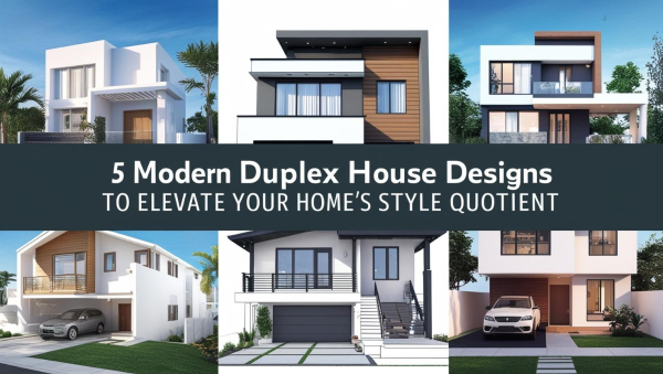 5 Modern Duplex House Designs to Elevate Your Home’s Style Quotient