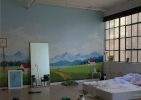 Alpinea, Pastel Highland Serenity Landscape Mural
