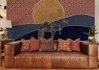 Marrakesh, Patterned Desert Landscape Wallpaper Mural