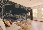 Monochromatic Landscape, Twilight Path Wallpaper Mural