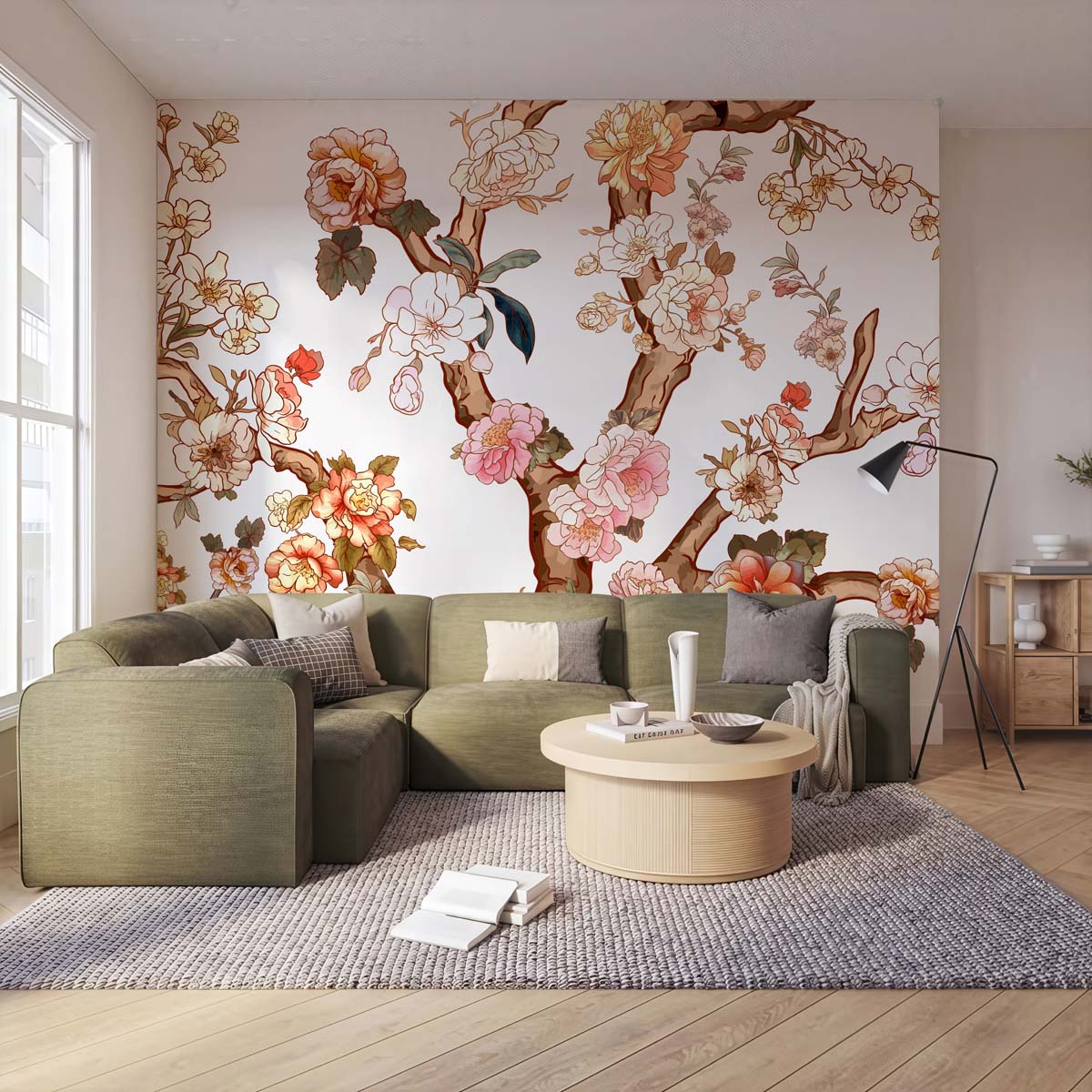 Roselace, Vintage Bloom Wallpaper Mural