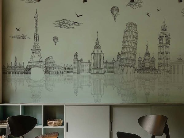 Aurelia, Urban Green Global Landmarks Wallpaper Mural