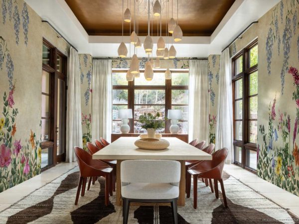 Tropicana, Light Cream Floral Tropics Wallpaper Mural