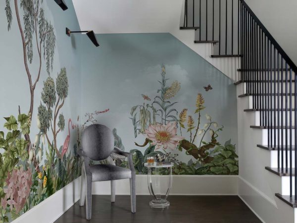 Tropique Muse, Mint Green Wallpaper Mural