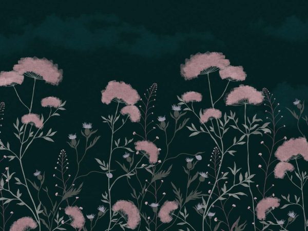 Velora, Nocturnal Bloom Wallpaper Mural